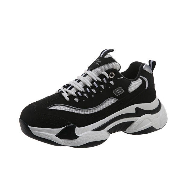 Women's Thick Soled Single Shoes Casual Height Increasing Sports Shoes Women - Image 5
