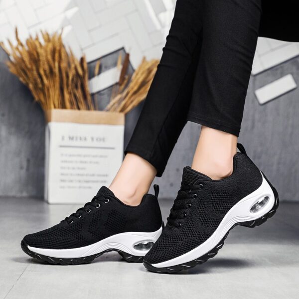 Air Cushion Heightening Shoes Women Breathable Dancing Shoes Outdoor Sports Shoes - Image 6
