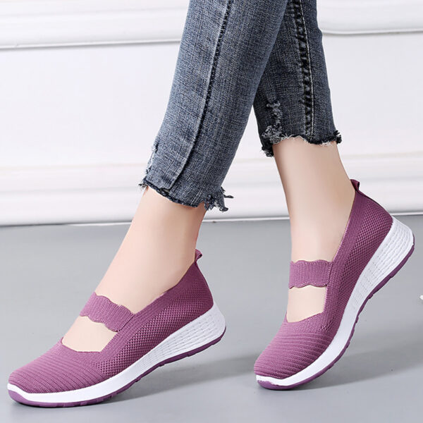 Summer Sports Low-cut Breathable Cloth Shoes For Women - Image 2