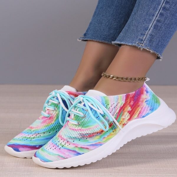 Sports Shoes Graffiti Colorful Women - Image 5