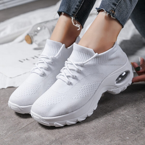 Sports Women Flying Knit Socks Shaking Shoes - Image 5