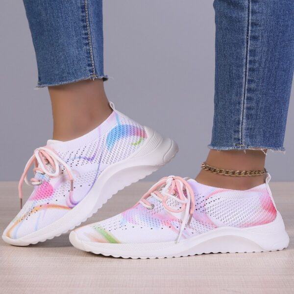 Sports Shoes Graffiti Colorful Women - Image 6