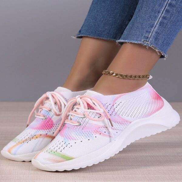 Sports Shoes Graffiti Colorful Women - Image 2