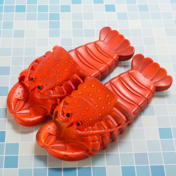 Cute Lobster Slippers For Kids Women Men Summer Beach Shoes - Image 10