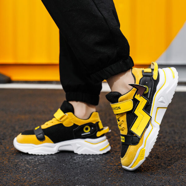 Medium And Big Kids Plus Cashmere Warm Sports Shoes - Image 8