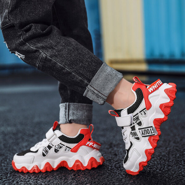 Big Kids Boys Sneakers In Net Shoes - Image 5