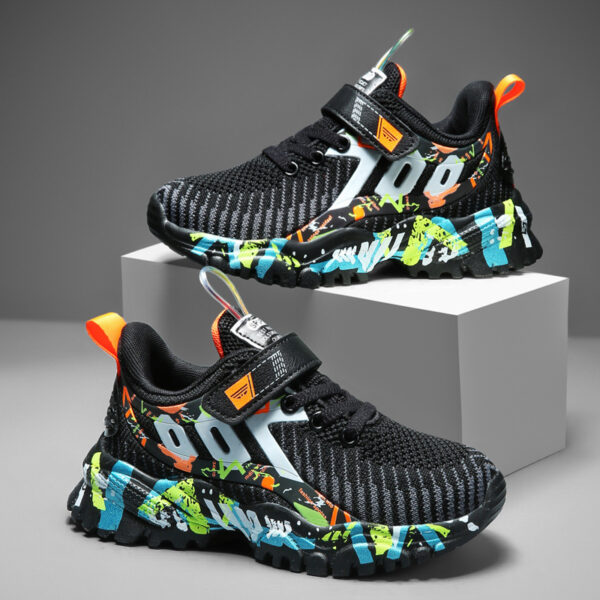 Big Kids Breathable Mesh Shoes Fashion Casual Kids Sports Shoes Summer - Image 6