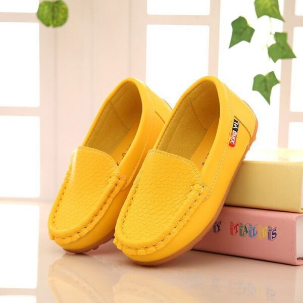 Spring and autumn children's peas shoes for boys and girls princess shoes baby single shoes new kids leather shoes student shoes - Image 2