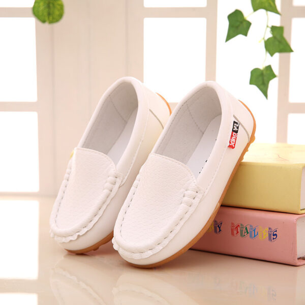 Spring and autumn children's peas shoes for boys and girls princess shoes baby single shoes new kids leather shoes student shoes - Image 3