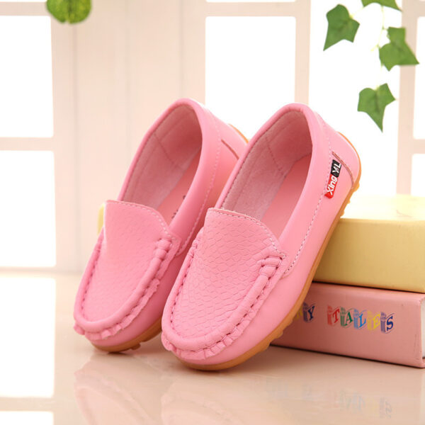 Spring and autumn children's peas shoes for boys and girls princess shoes baby single shoes new kids leather shoes student shoes - Image 5