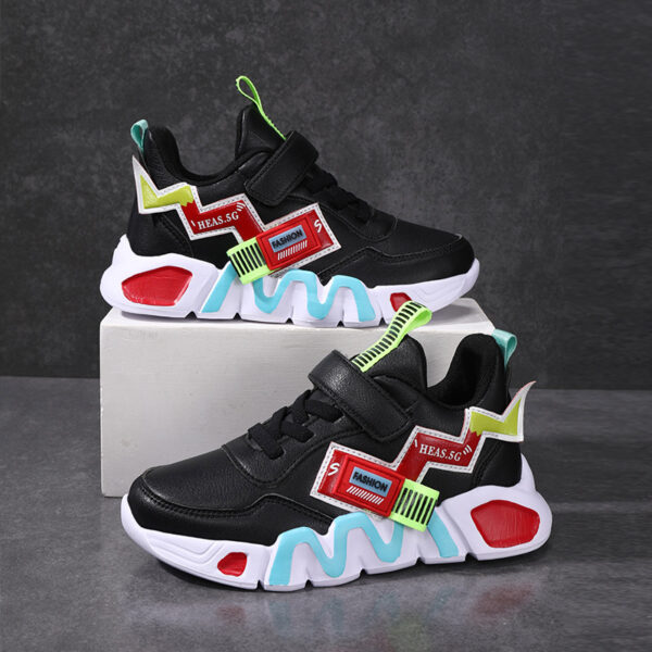 Medium And Big Kids Plus Cashmere Warm Sports Shoes - Image 4