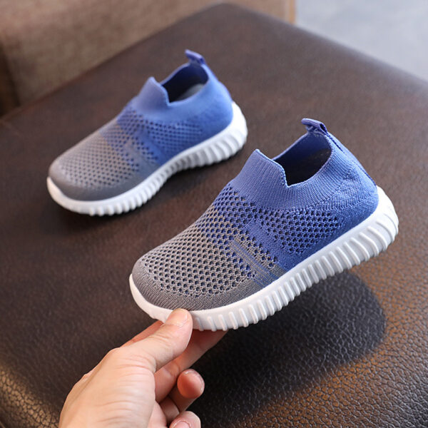 Kids Shoes Multicolor Knitted Toddler Baby Sneakers Casual - Image 5