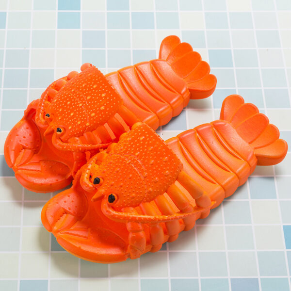 Cute Lobster Slippers For Kids Women Men Summer Beach Shoes - Image 9