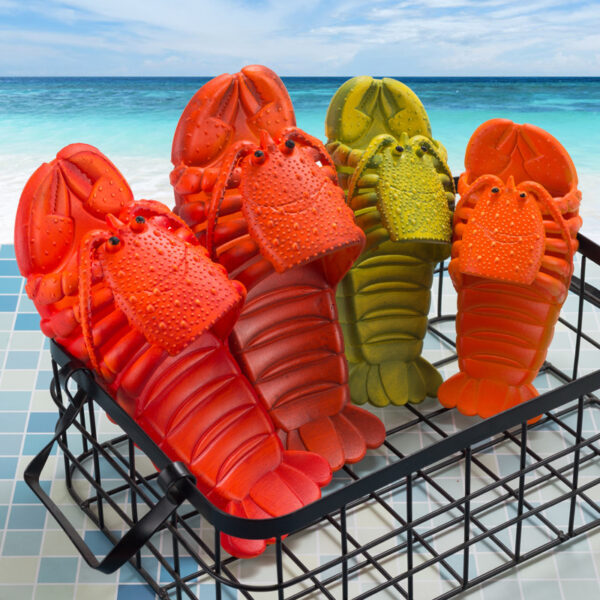 Cute Lobster Slippers For Kids Women Men Summer Beach Shoes - Image 2
