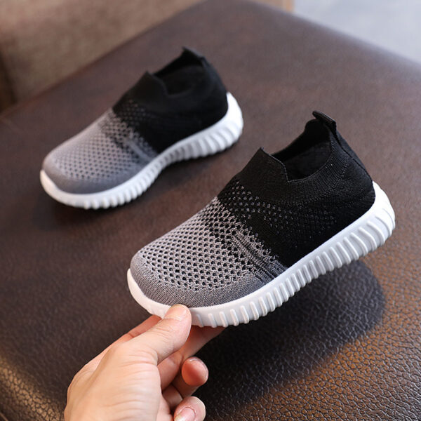 Kids Shoes Multicolor Knitted Toddler Baby Sneakers Casual - Image 4