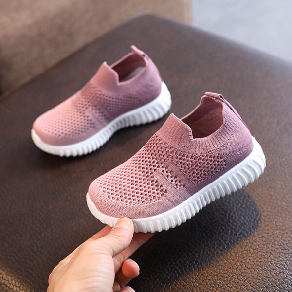 Kids Shoes Multicolor Knitted Toddler Baby Sneakers Casual - Image 2